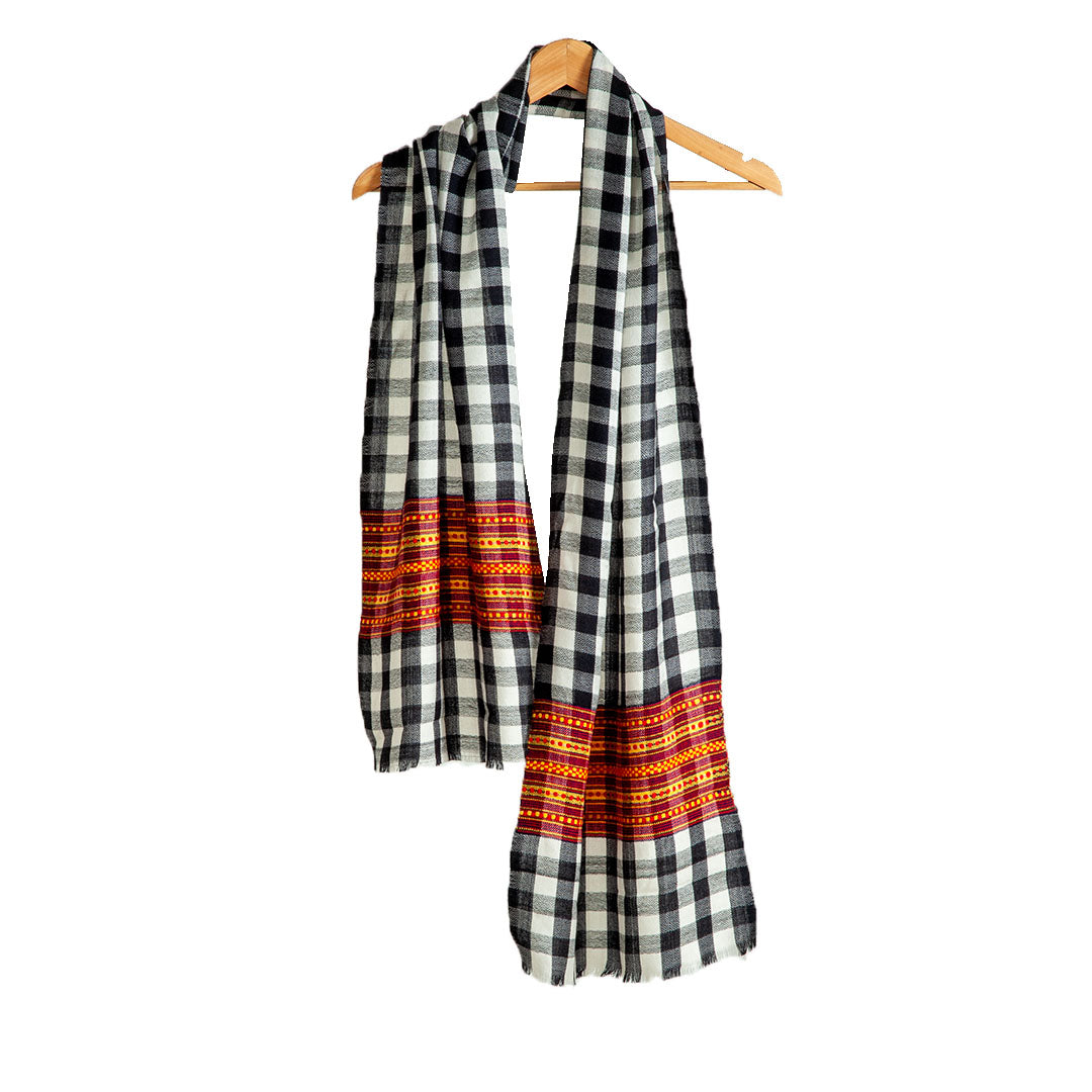 Woolen Mufflers | Check Design |Multi | 40x190 CM