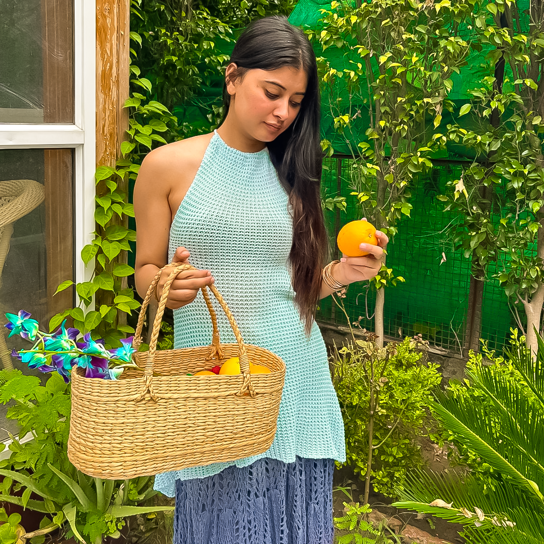 Lorna Crochet Top – Eco-Friendly Handknitted Summer Essential for Women