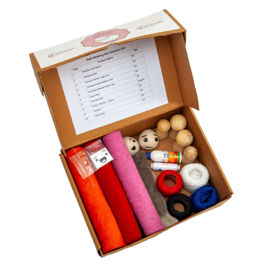 Organic Wool | Doll Making Kit - Mojopanda Organic Store