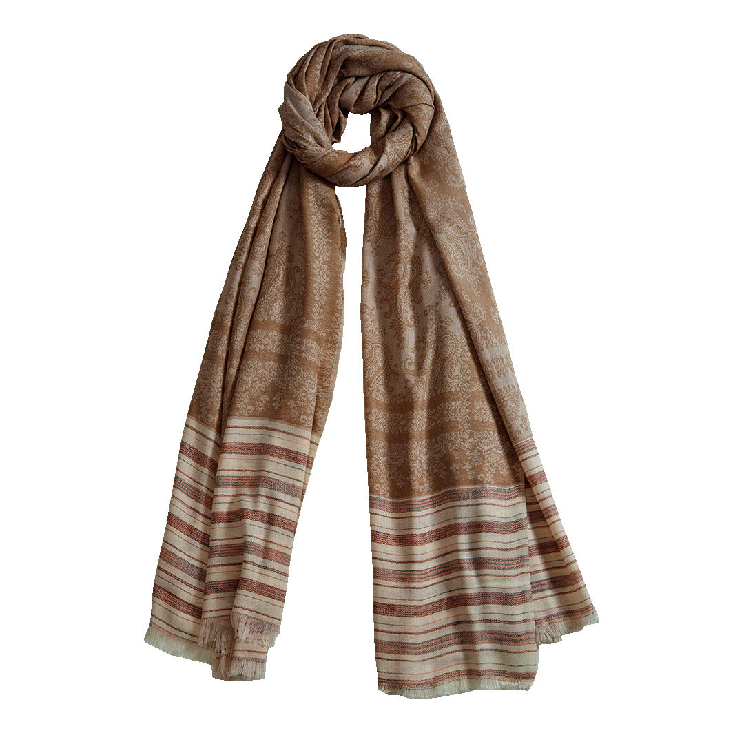Woolen Stoles & Shawls | Beige | 100x200 CM |