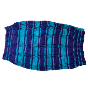 Dog Sweaters Navi & Easter Blue | 100% Acrylic | Pet Sweater - Mojopanda Organic Store