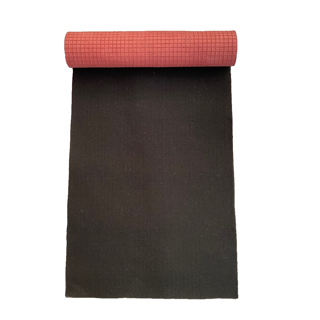 wool felt Yoga Mat with Interlock