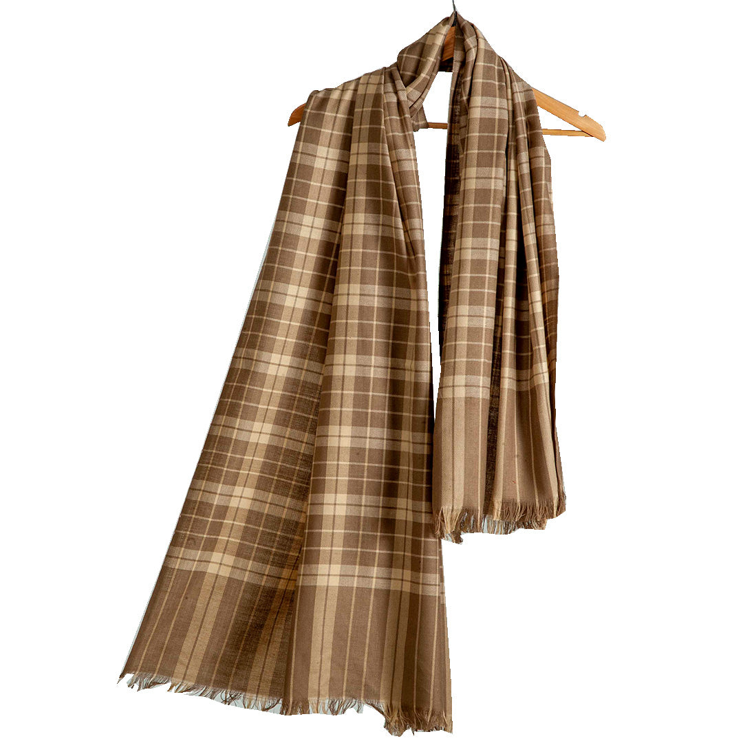 Woolen Stoles & Shawls | Beige| 100x200 Cm|