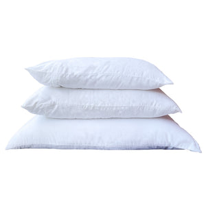 Cotton Pillow with Wool Infill