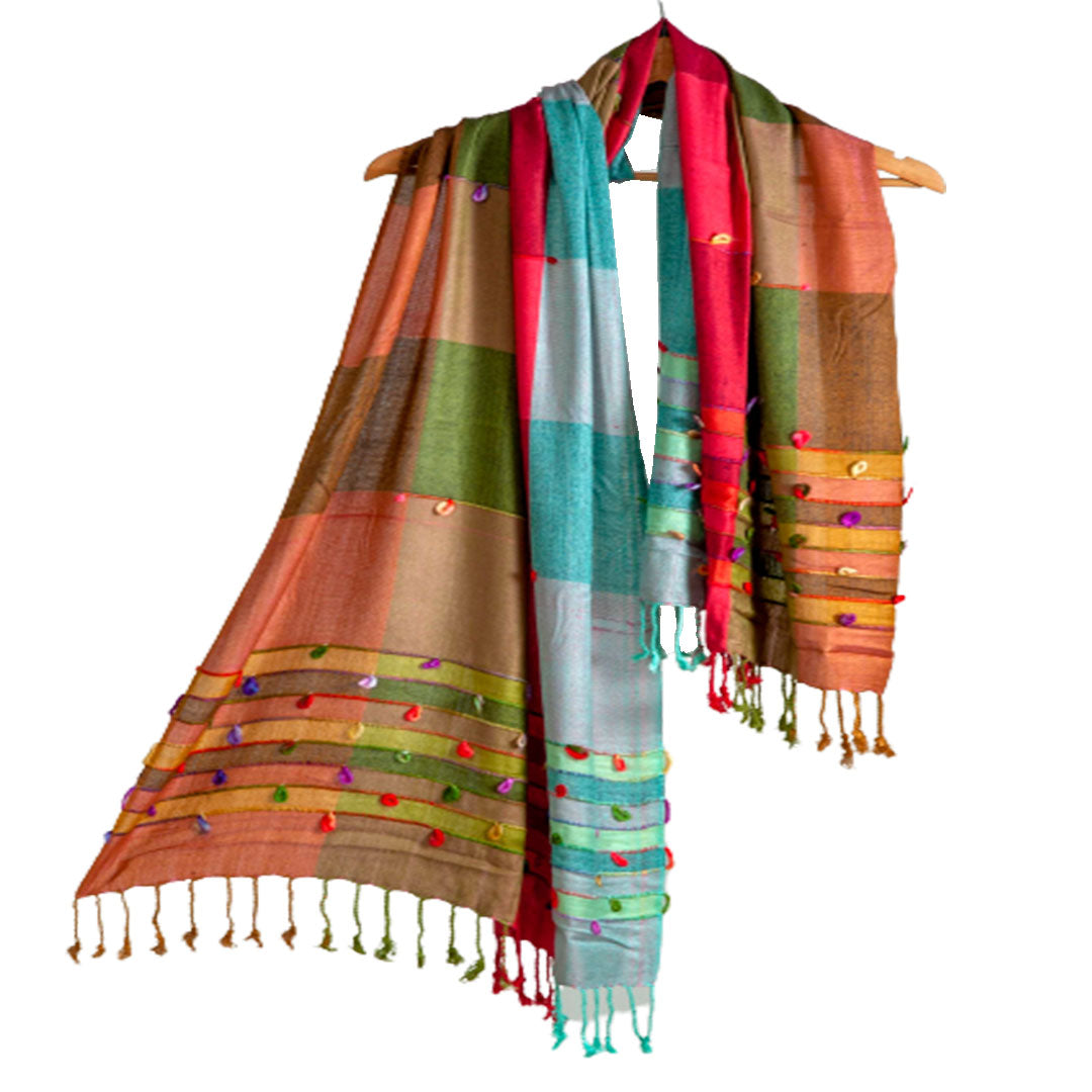 Woolen Stoles & Shawls | Assorted design| Multi | 70x200 CM |