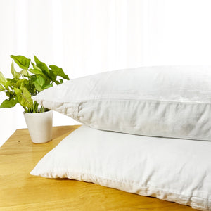 Cotton Pillow with Wool Infill