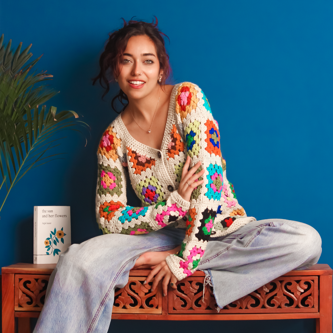 Nanami Woolen Cardigan – Elegant, Sophisticated, Handknitted