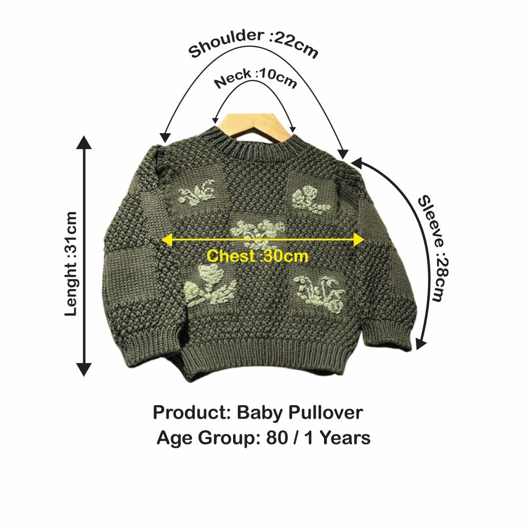Baby Pullover Green