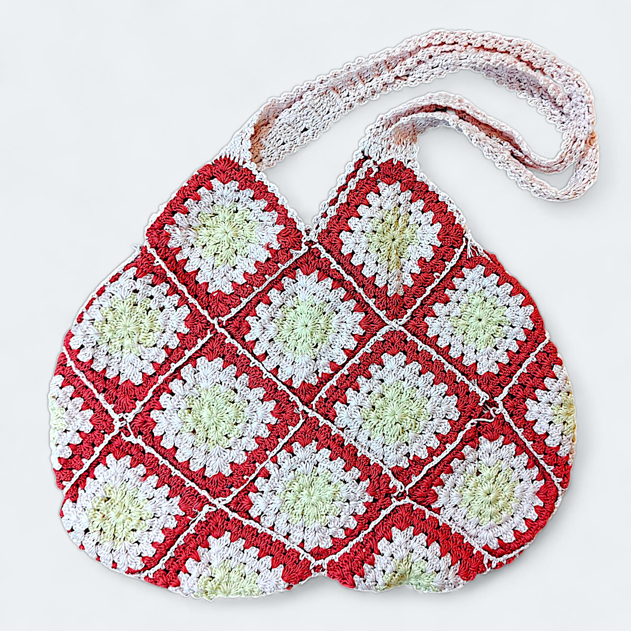 Cotton Crochet Bag – Multi-Color - Eco-Friendly & Stylish