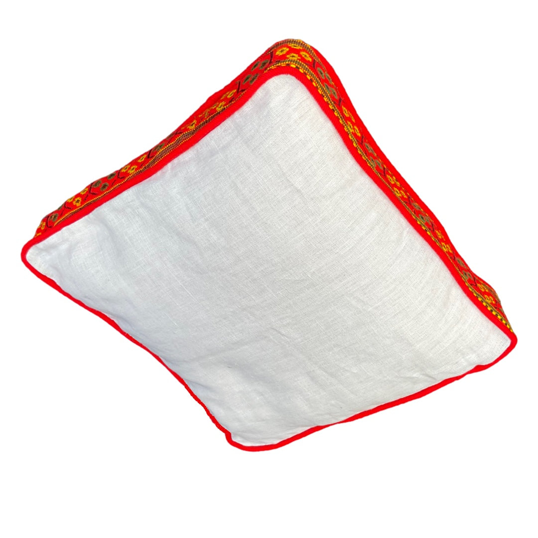 Full Cushion | 100% Hemp, Himachal fabric with side border