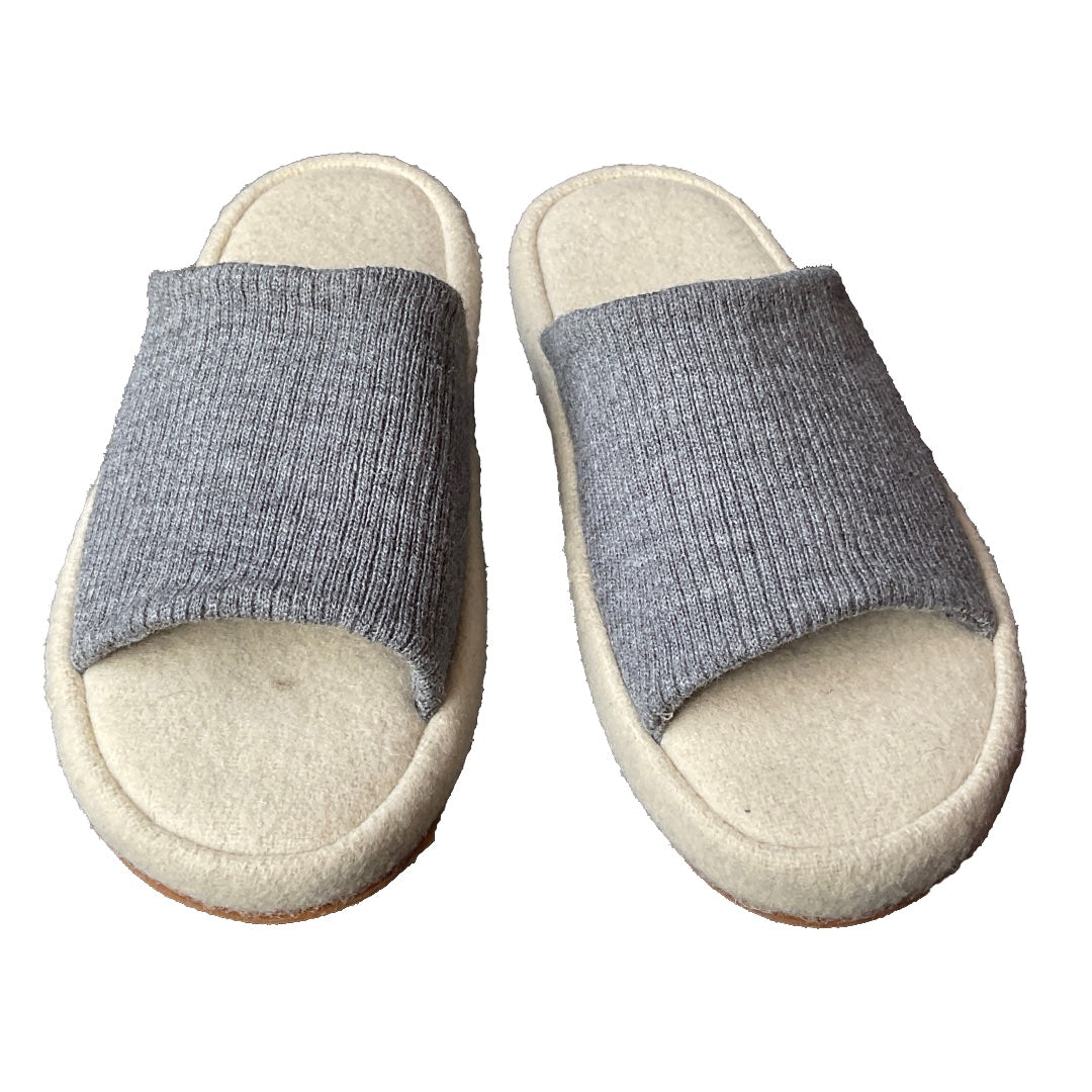 Open Toe - Wool Mix Home Slipper | Men and Women