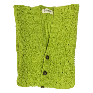 Cardigan | 100% Wool | Wattle