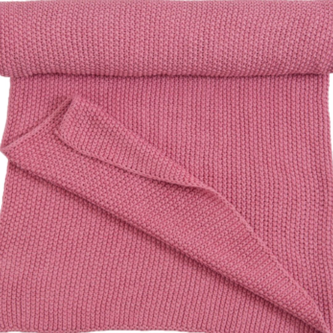 Cotton | Bed Throw | Pink