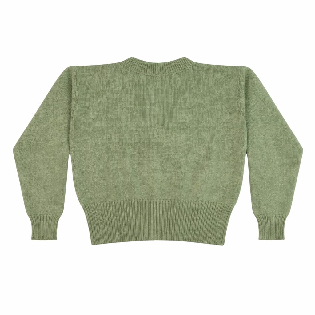 Organic Wool | Cardigan- Peppermint Green | - Mojopanda Organic Store