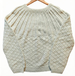 Organic Wool | Pullover | Ivory - Mojopanda Organic Store