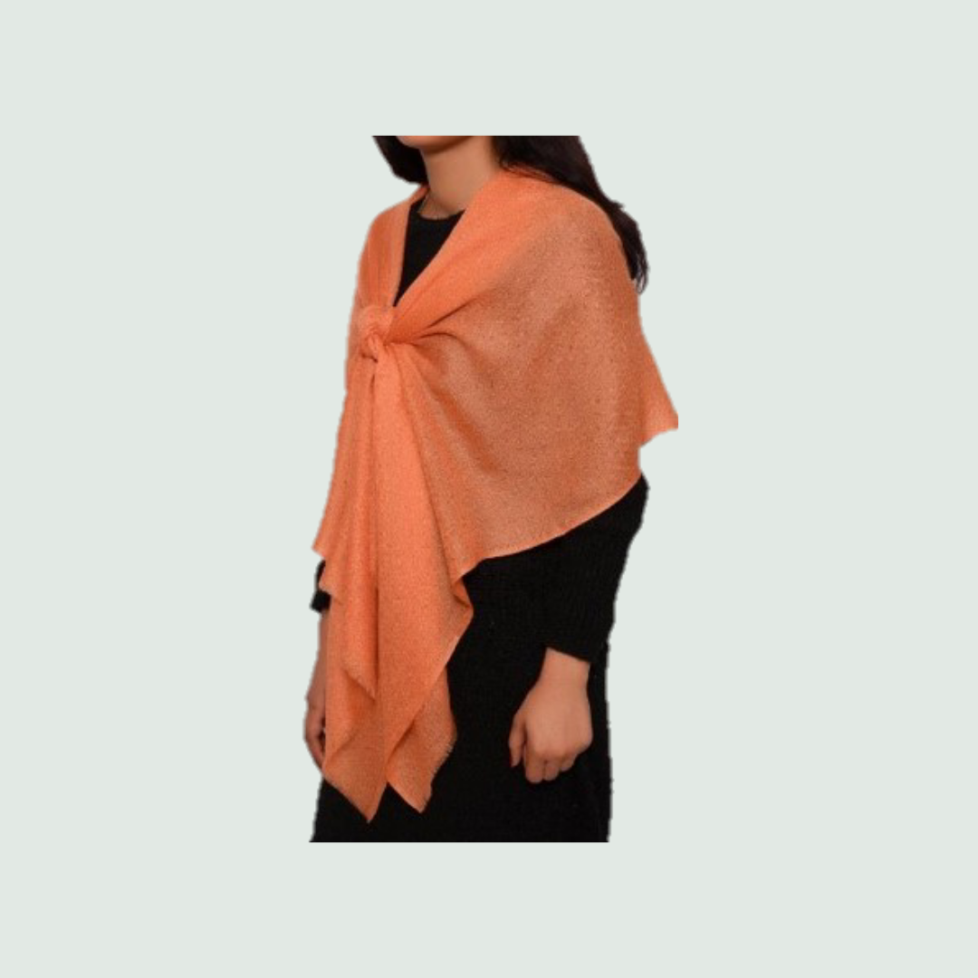 Carnelian Pashmina Stole | 100% Pure Cashmere | For Women - Mojopanda Organic Store