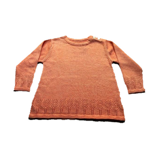 Blush Baby Sweater | 100% Organic Cotton-Silk - Mojopanda Organic Store