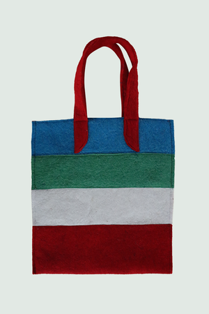 Rang Birangi Jhola | 100% Organic Wool - Mojopanda Organic Store