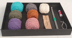 Wool Hand Knitting Kit - Mojopanda Organic Store