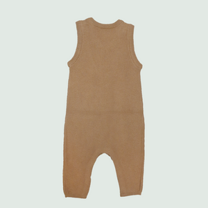Organic-Cotton-Baby-Romper-Hazelnut
