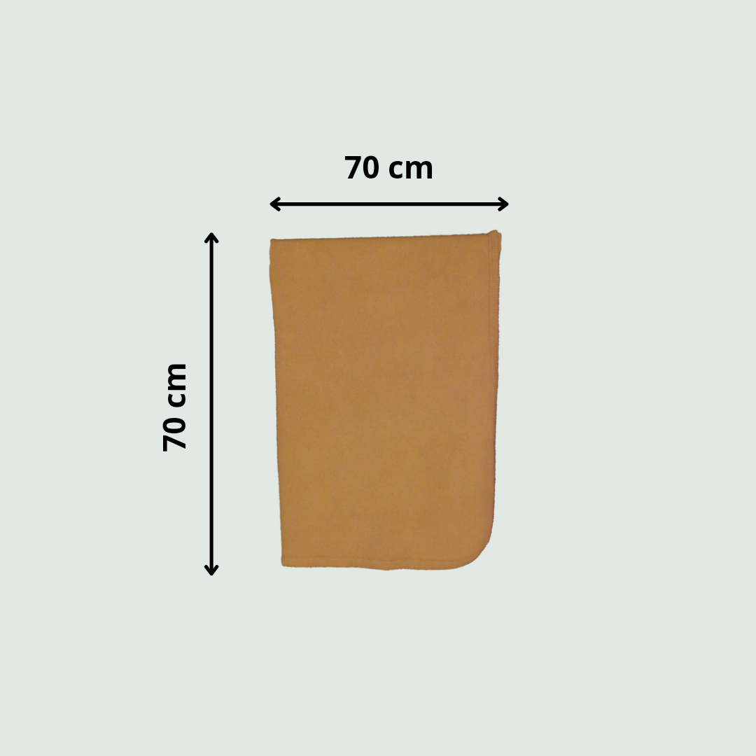 Tan Knitted AC Blanket/Quilt for Baby | 100% Organic Cotton