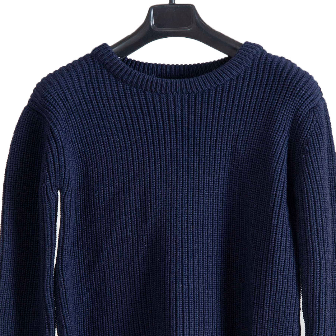 Pullover Round Neck - Mid Night Blue | For Men | 100% Organic Wool