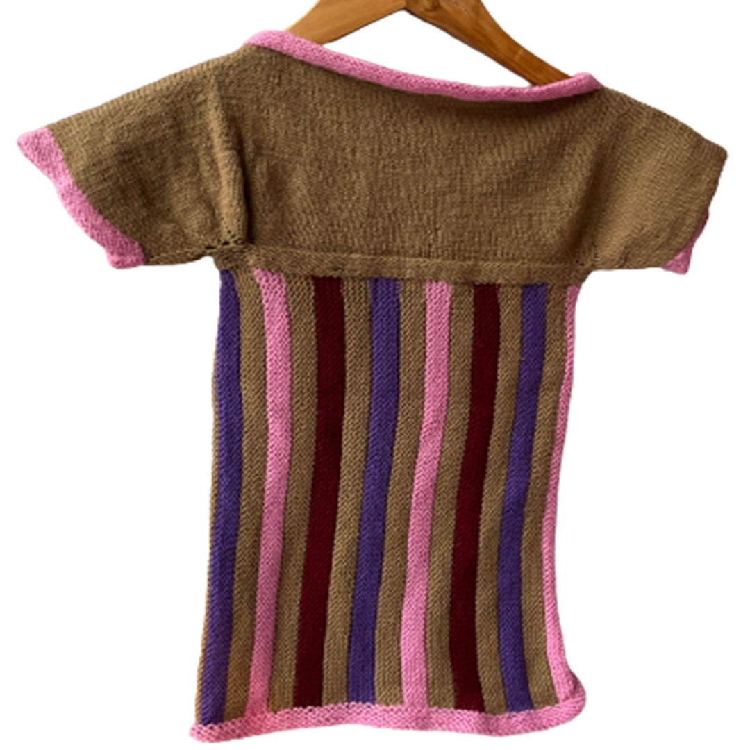 Frock Multi | For Baby Girl | 100% Organic Wool