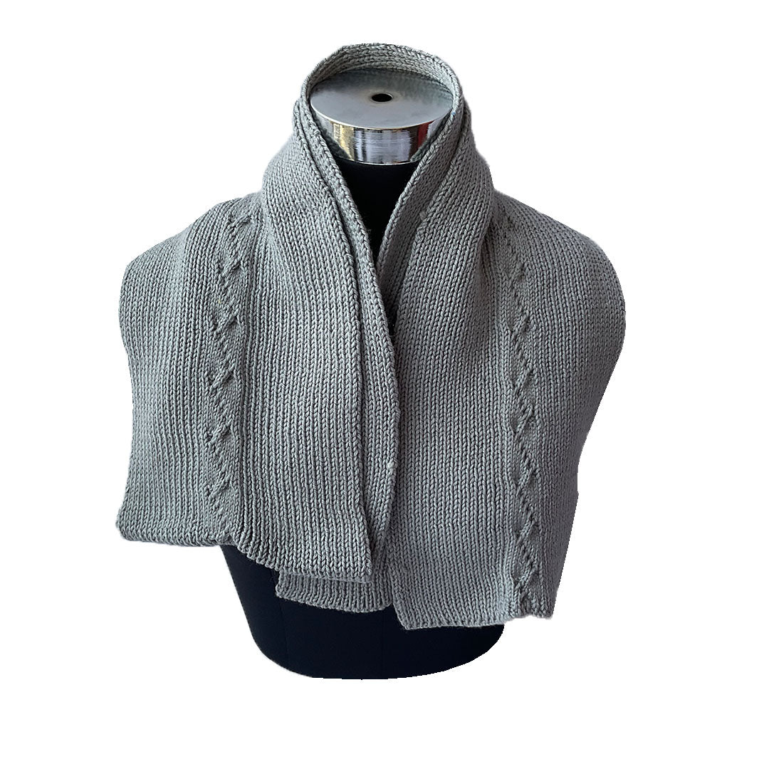 Muffler | Neck warmer | Ultimate Grey | 100% Premium Wool