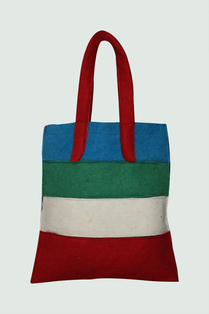 Rang Birangi Jhola | 100% Organic Wool - Mojopanda Organic Store