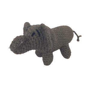 Hippo Crochet Stuffed/Plush/Soft Toy | 100% Organic | Health-Pro - Mojopanda Organic Store