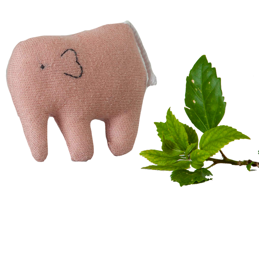 Elephant soft toy Peach / Made in India /Plush/Baby/Soft Toy | 100% Premium Cotton