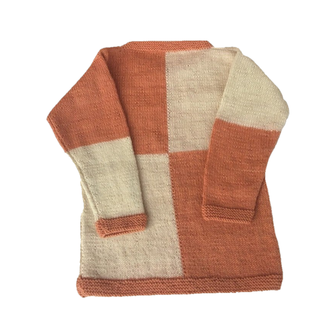 Clementine Woolen Pullover for Baby Boys & Girls | 100% Organic Wool