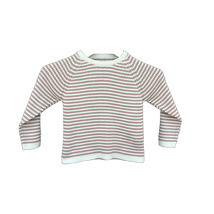 Striped Pullover for Baby | 100% Organic Cotton - Mojopanda Organic Store