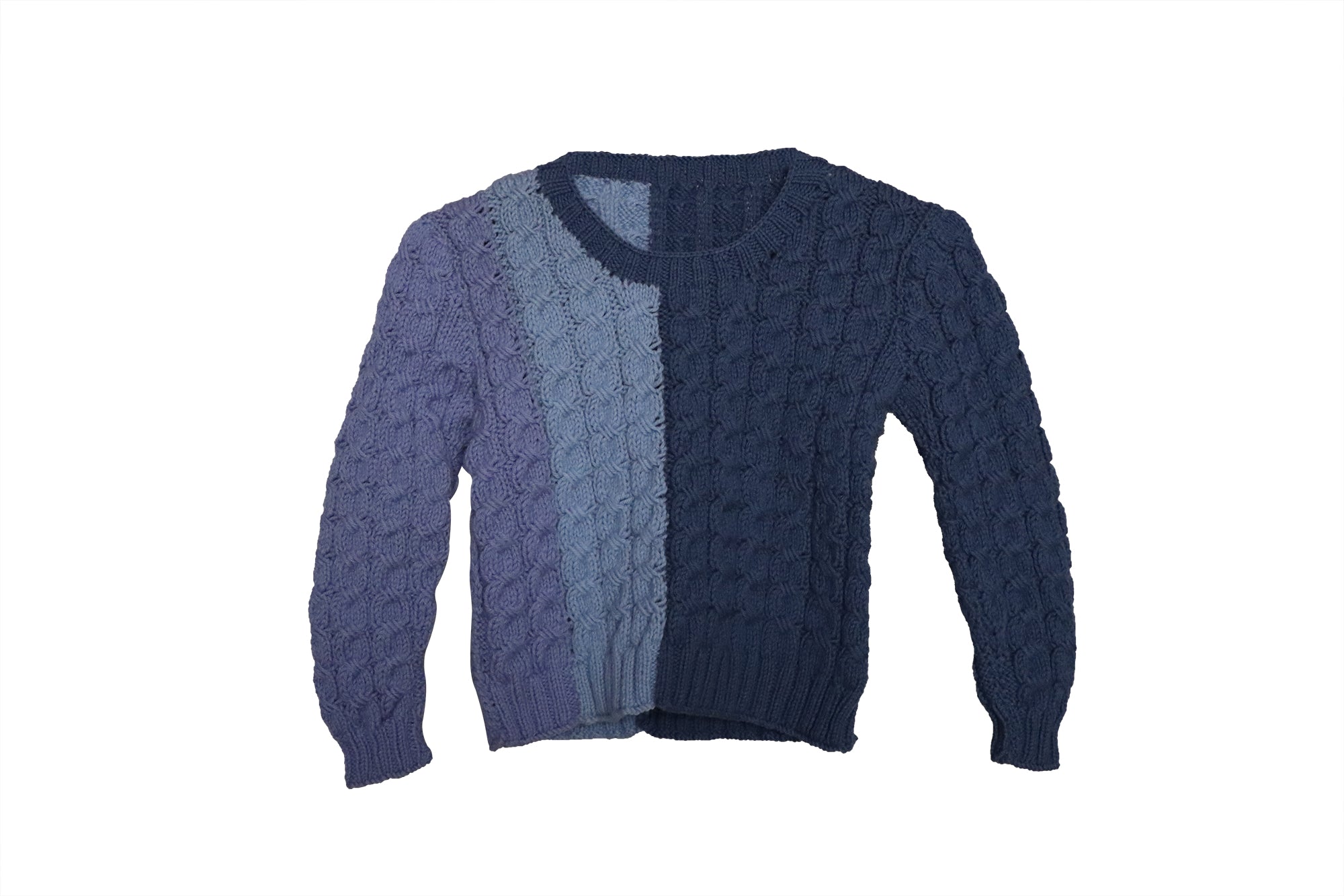 Shades of Grey - Round Neck Pullover I 100% Organic Wool