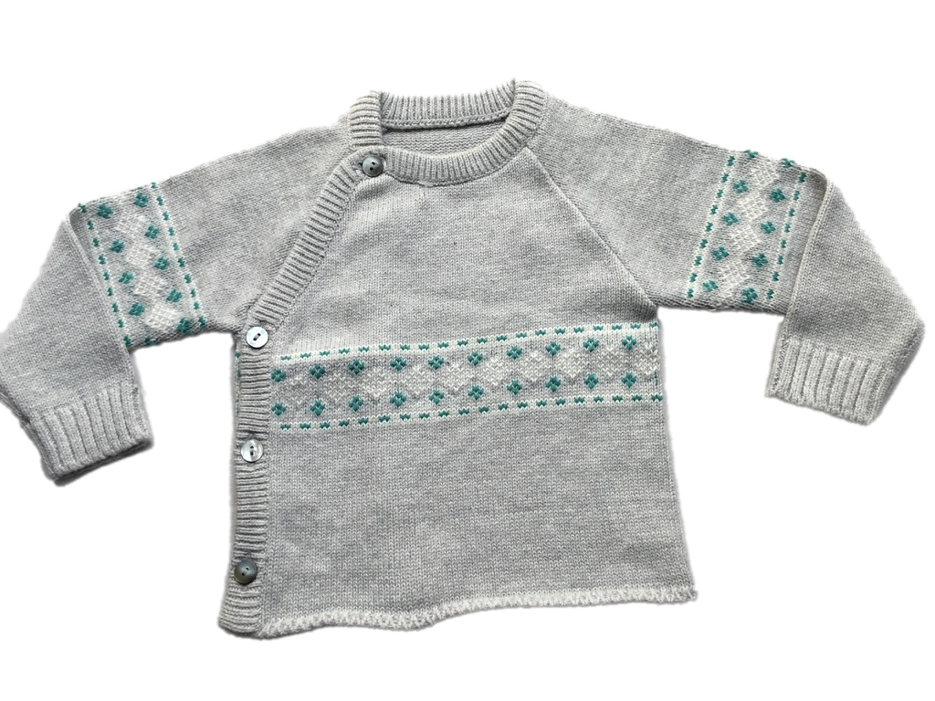 Cotton Pullover Round Neck 3- 6 mts | For Baby Boy & Girl - Mojopanda Organic Store