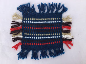 Handloom Table coasters | Set of 6 | Home Decor - Mojopanda Organic Store