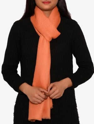 Carnelian Pashmina Stole | 100% Pure Cashmere | For Women - Mojopanda Organic Store