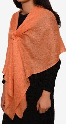 Carnelian Pashmina Stole | 100% Pure Cashmere | For Women - Mojopanda Organic Store