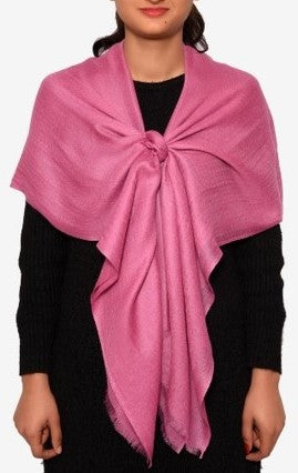 Magenta Pashmina Stole | 100% Pure Cashmere - Mojopanda Organic Store