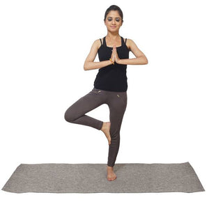 Yoga Mat with Latex Coating - 100 % Wool - Mojopanda Organic Store