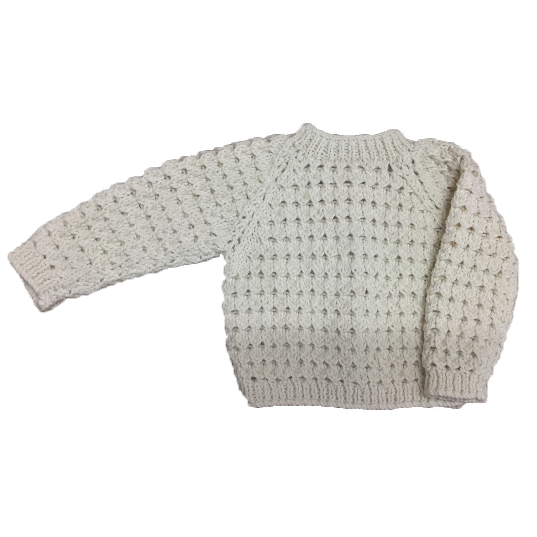 Ivory Cardigan for Boys | 100% Organic Wool