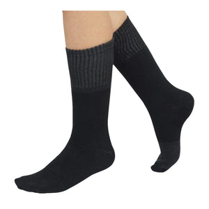 Wool-Socks-For-Men-Women-black