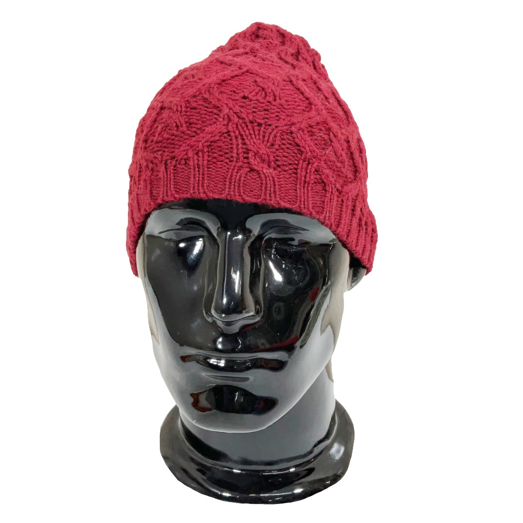 Wool Cap | Unisex | 100% Wool |Claret