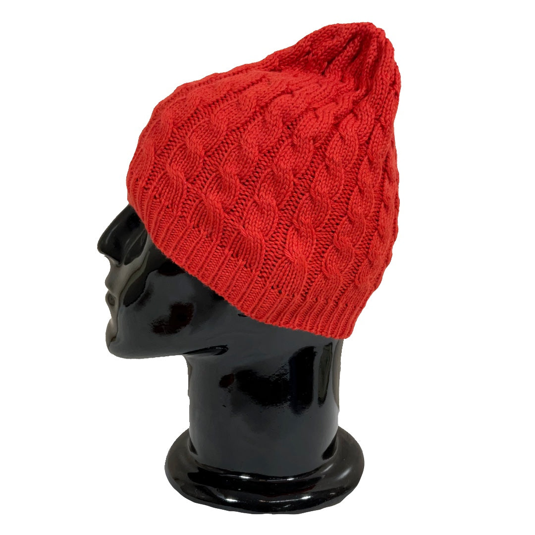 Wool Cap | Unisex | 100% Wool | Red Alert
