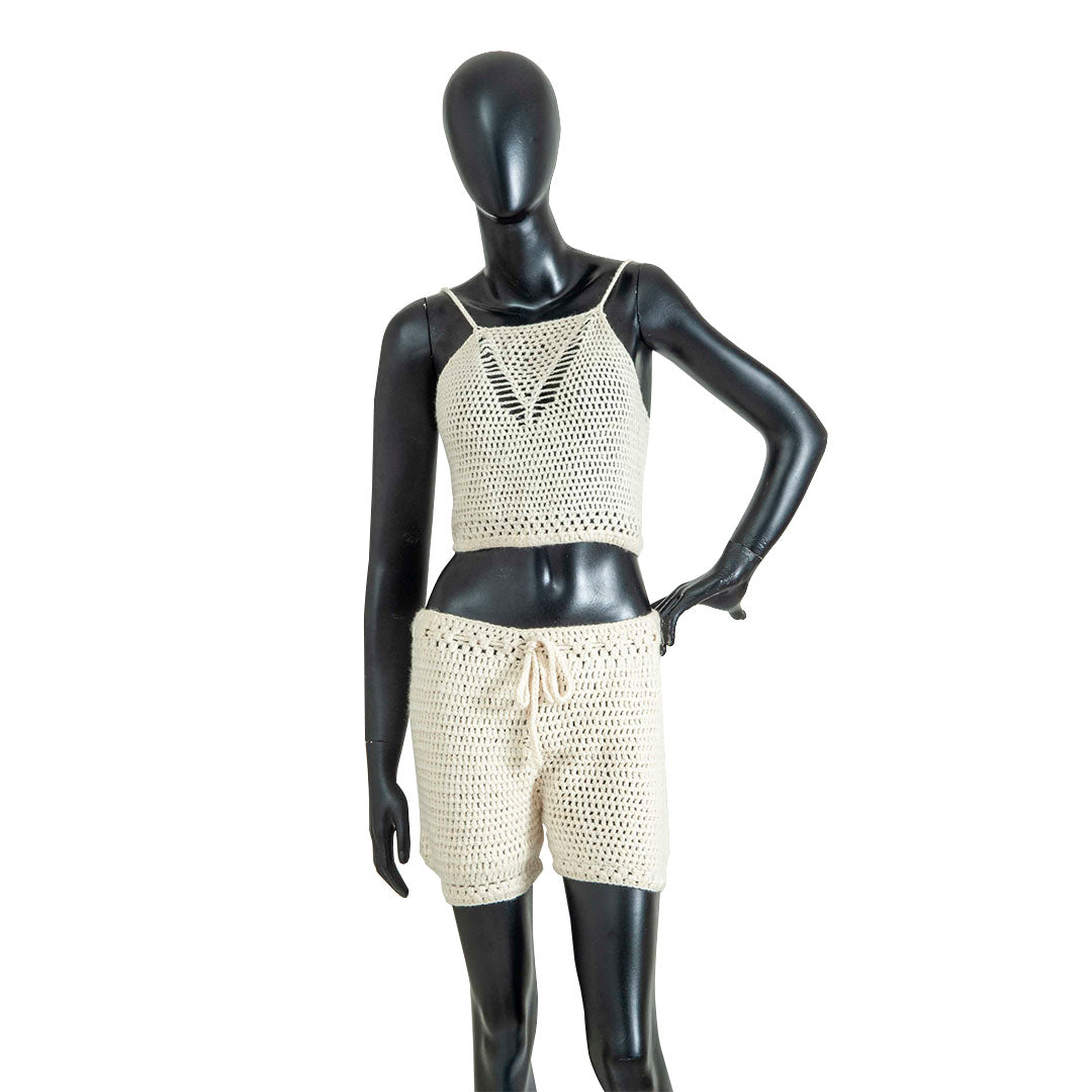 Organic Wool  |  TOP-Crochet | Ivory