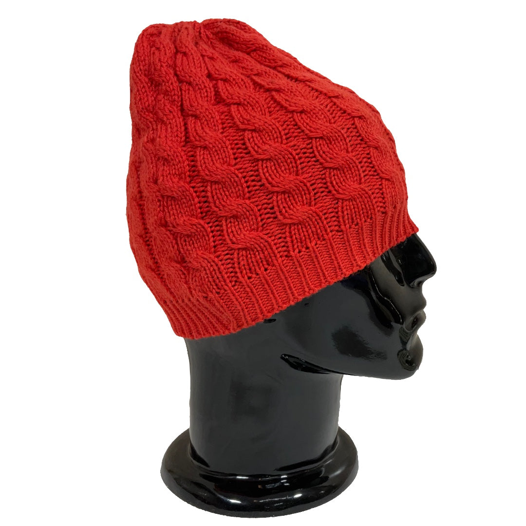 Wool Cap | Unisex | 100% Wool | Red Alert