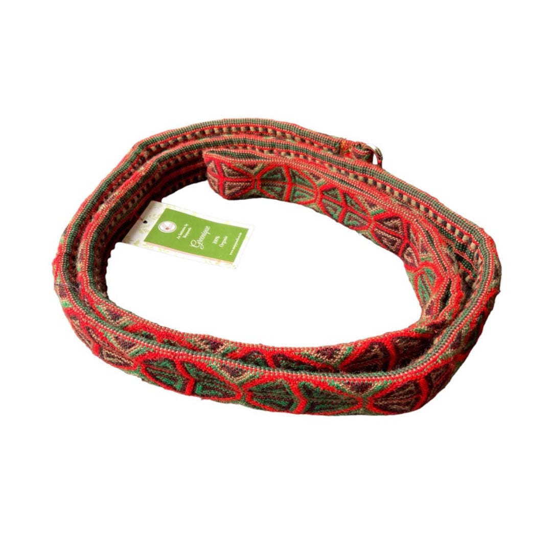 Himalayan Hike Pet Leash with Himachali Fabric and Felt Sheet Lining