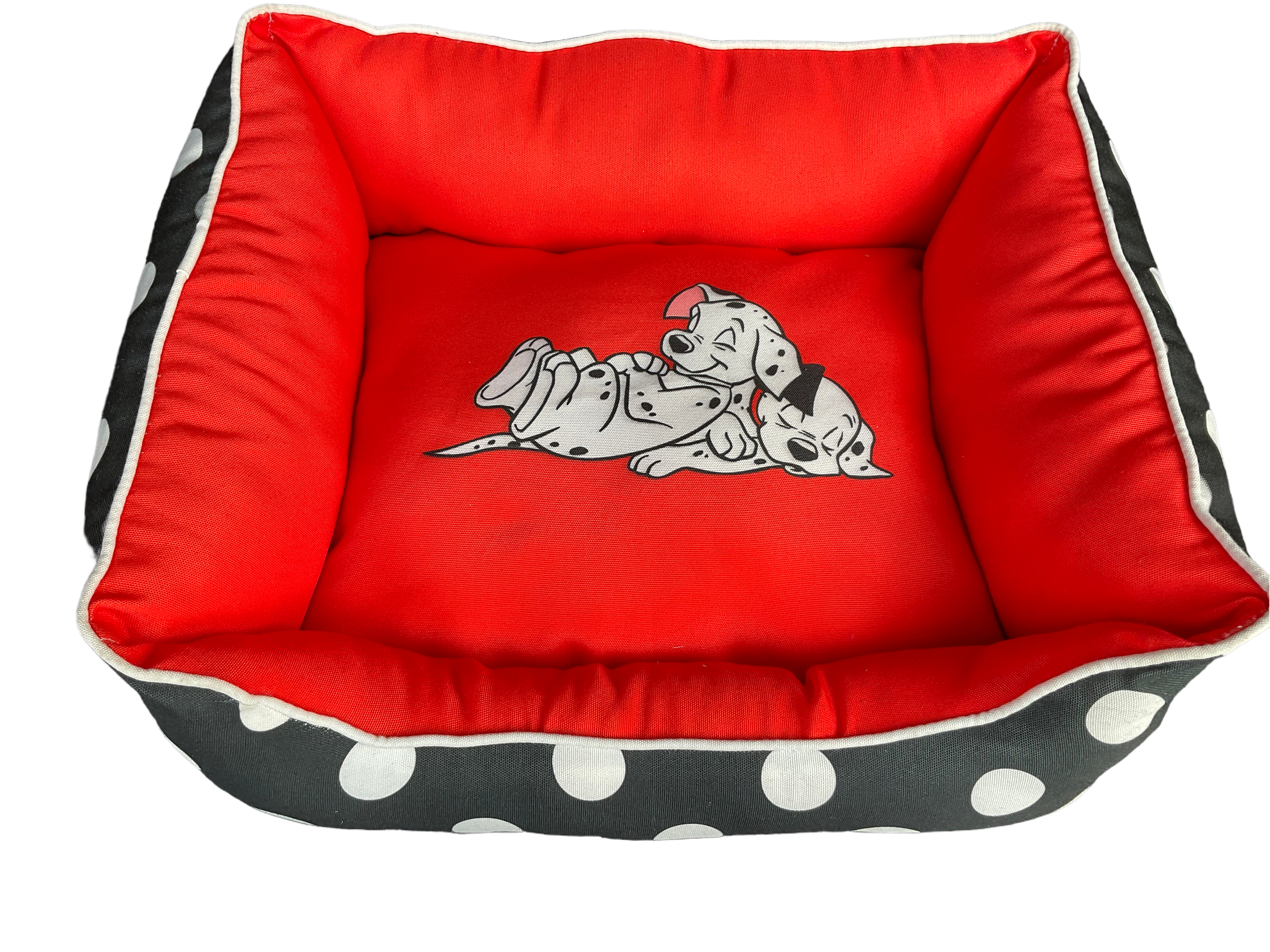 Dot & Dream: Eco-Chic Polka Dot Pet Bed