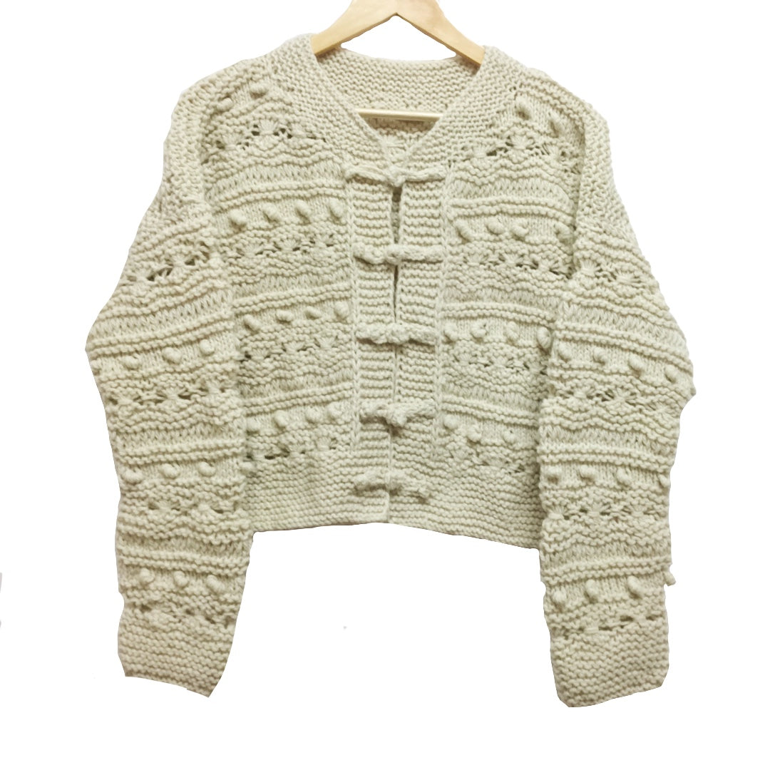 Woolen Cardigan | 3/5 nm Wool