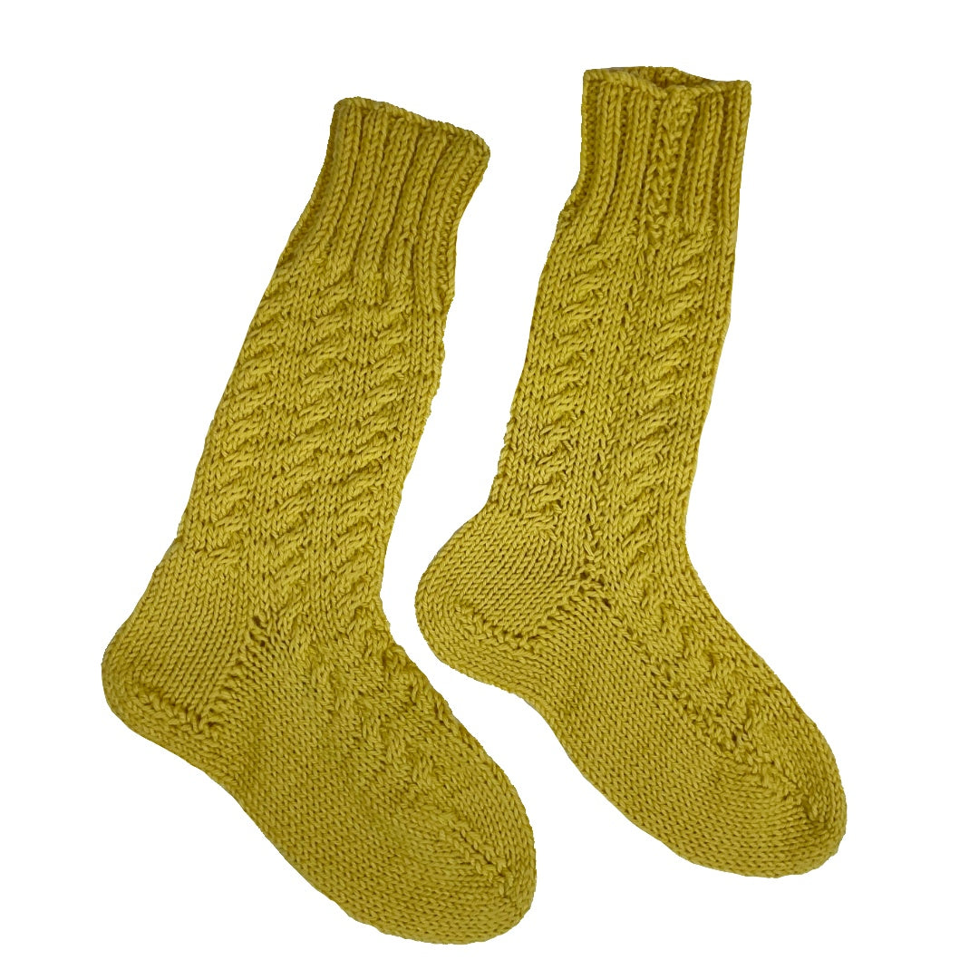 Knitting | Hand-Knit | 100% Wool Socks